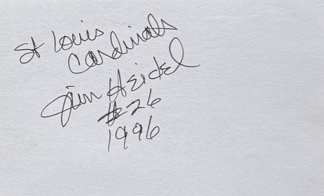Jim Heidel - St Louis Cardinals