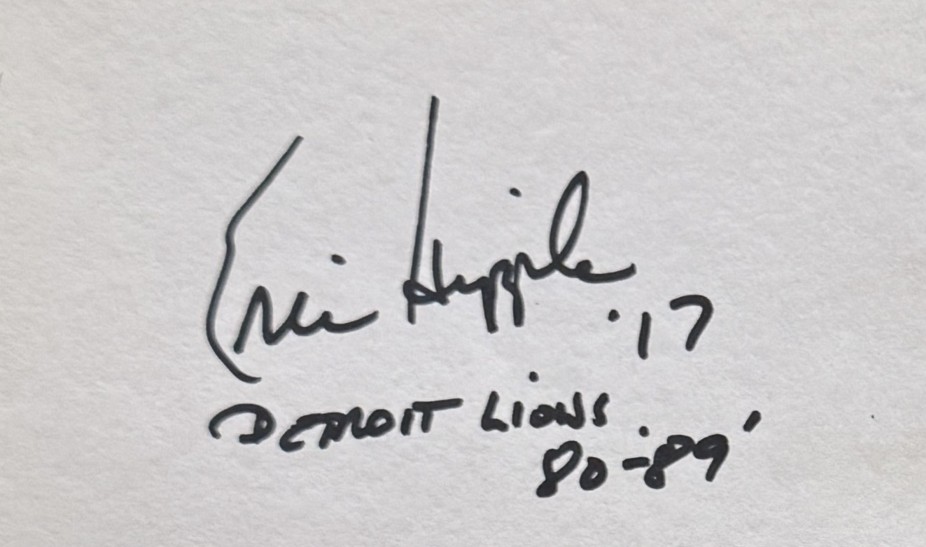 Eric Hipple - Detroit Lions