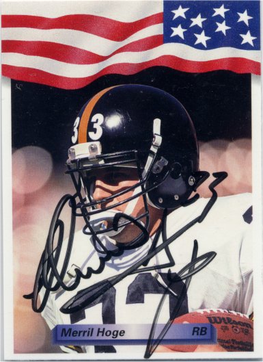 Merril Hoge - Pittsburgh Steelers