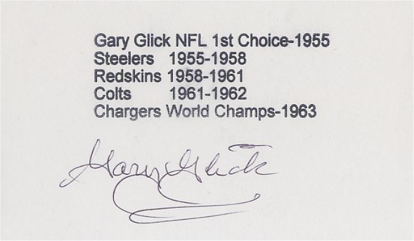 Gary Glick - Pittsburgh Steelers