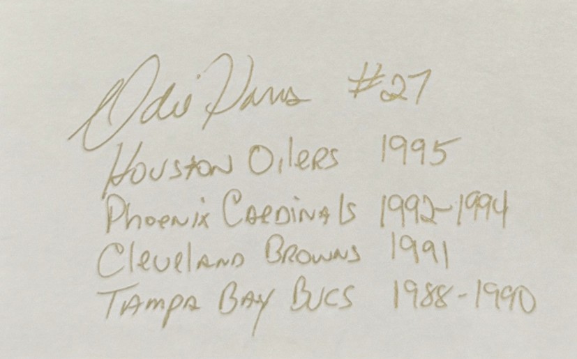 Odie Harris - Tampa Bay Buccaneers