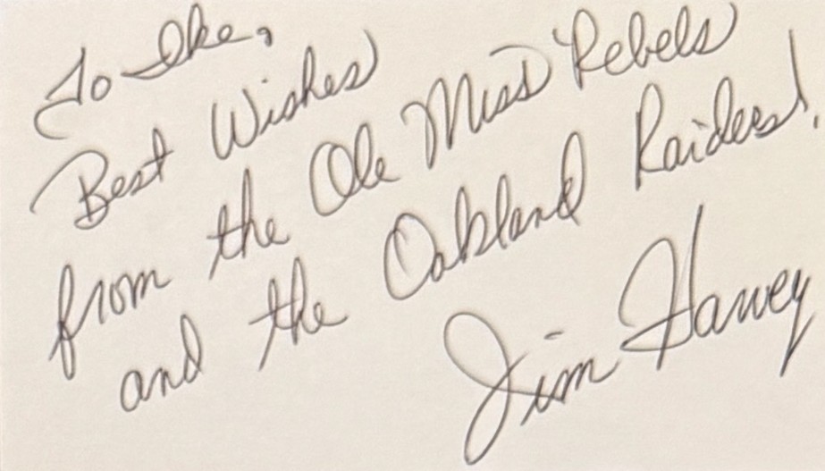 Jim Harvey - Oakland Raiders