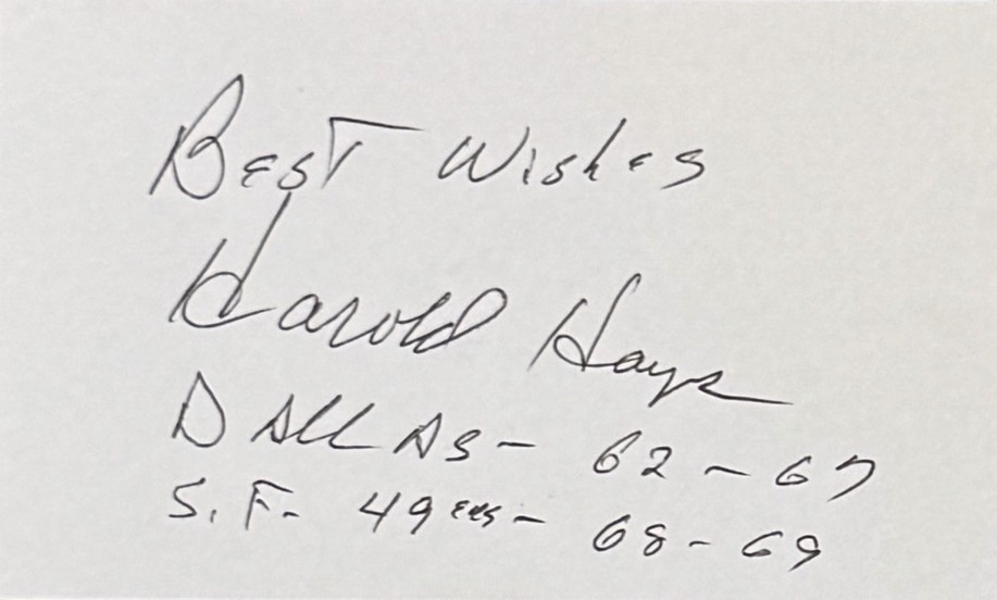 Harold Hays - Dallas Cowboys