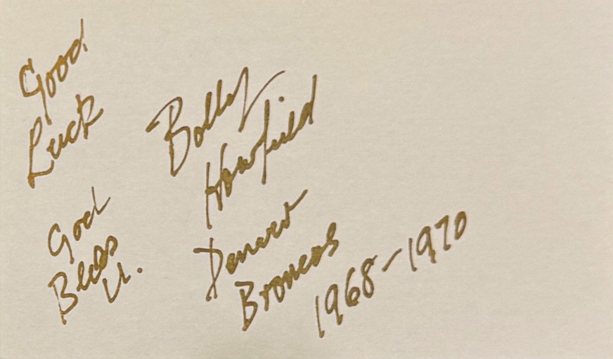 Bobby Howfield - Denver Broncos