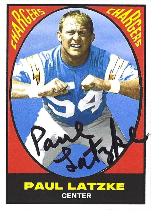 Paul Latzke - San Diego Chargers