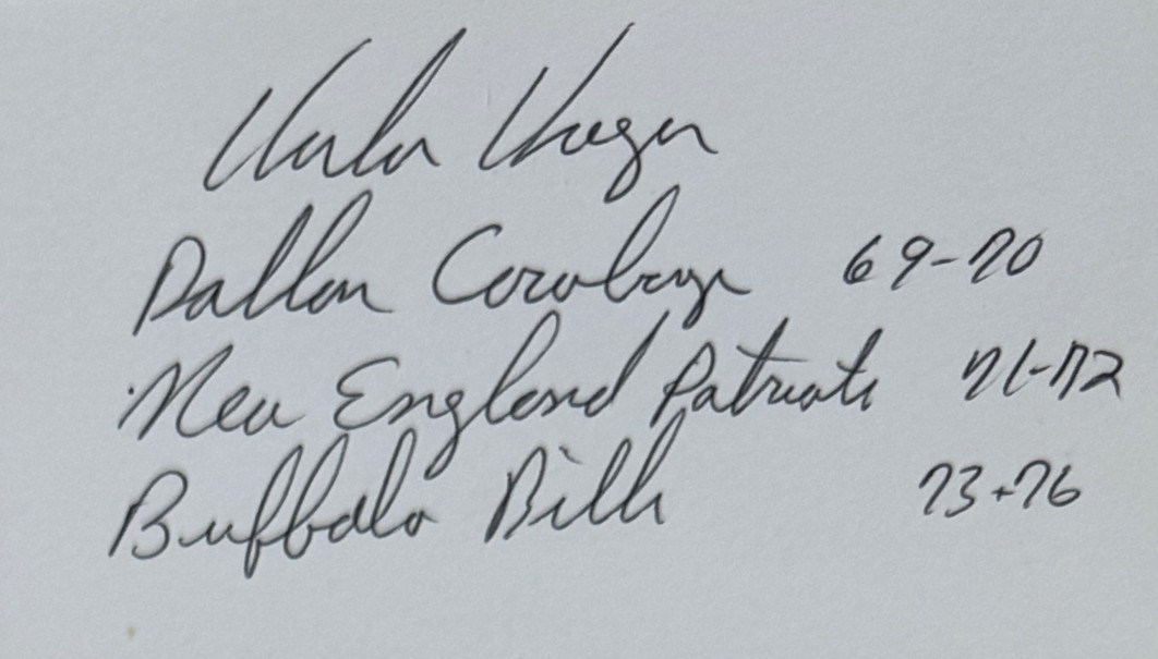 Halvor Hagen - Dallas Cowboys