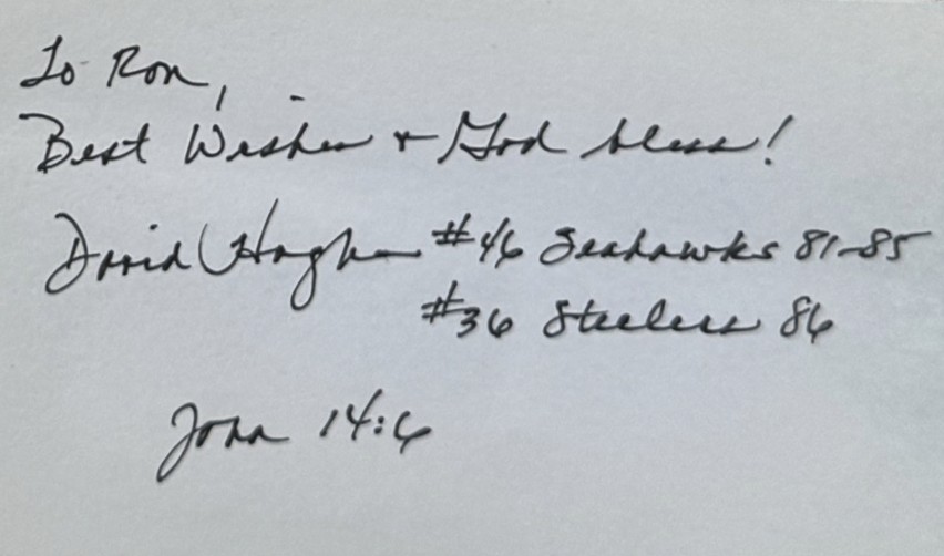David Hughes - Seattle Seahawks