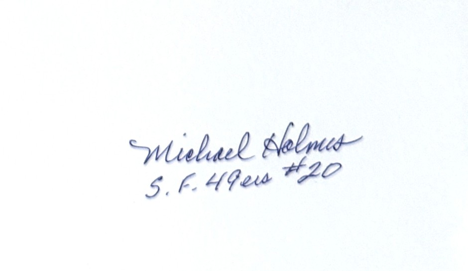 Mike Holmes - San Francisco 49ers