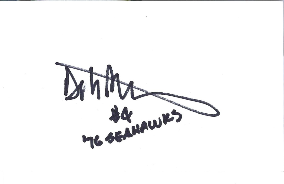 Don Bitterlich - Seattle Seahawks