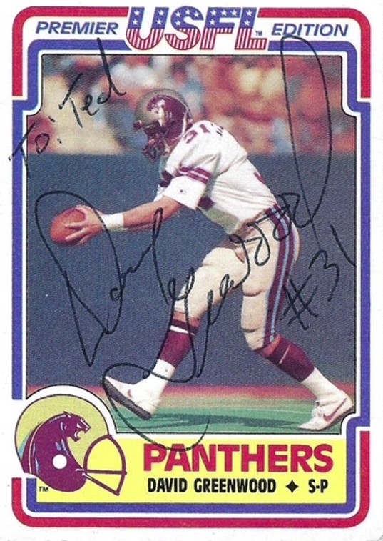 David Greenwood - Michigan Panthers