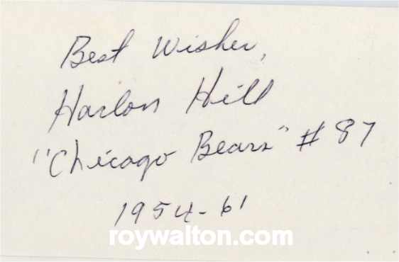 Harlon Hill - Chicago Bears