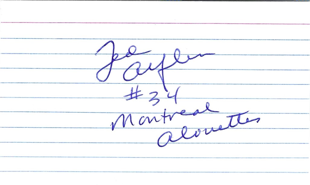 Ted Alflen - Montreal Alouettes