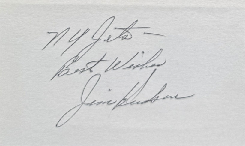 Jim Hudson - New York Jets