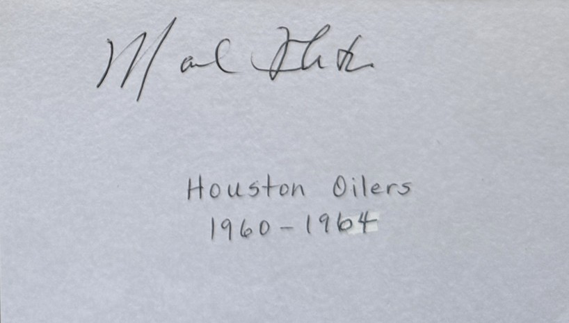 Mark Johnston - Houston Oilers