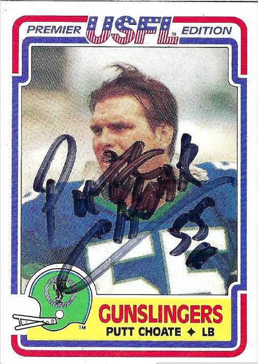 Putt Choate - San Antonio Gunslingers