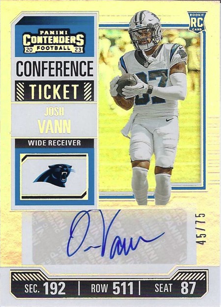 Josh Vann - Carolina Panthers