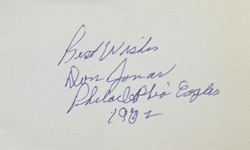Don Jonas - Philadelphia Eagles