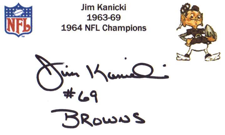 Jim Kanicki - Cleveland Browns