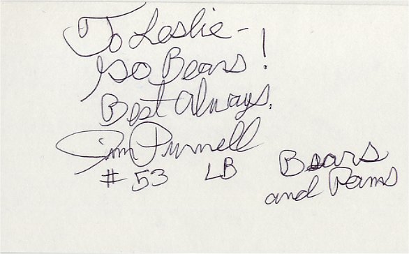 Jim Purnell - Chicago Bears