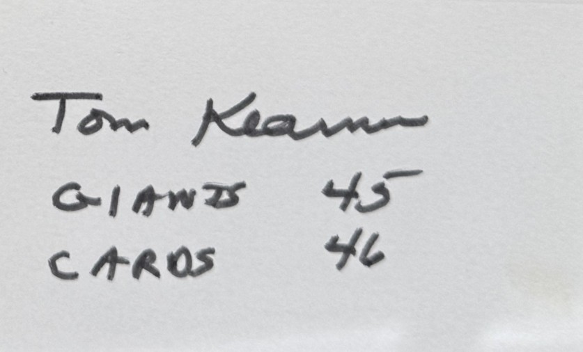 Tom Kearns - New York Giants