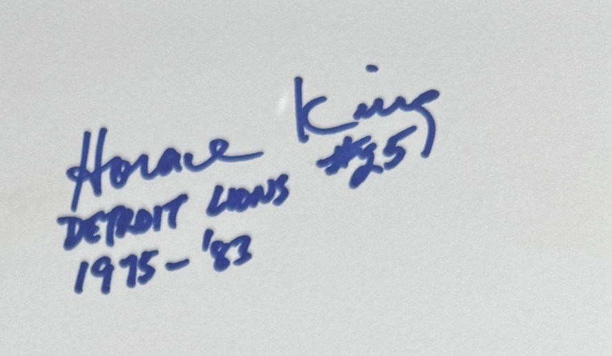 Horace King - Detroit Lions