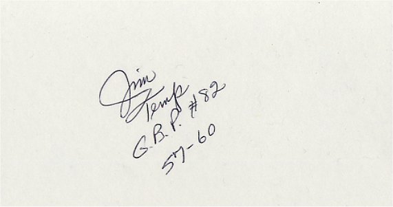 Jim Temp - Green Bay Packers