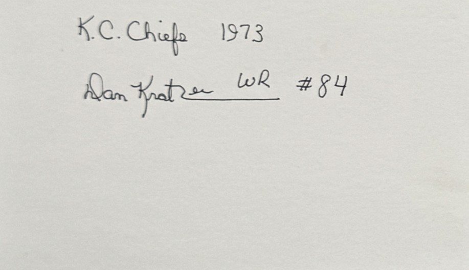 Dan Kratzer - Kansas City Chiefs