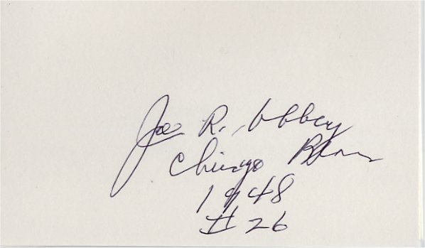 Joe Abbey - Chicago Bears