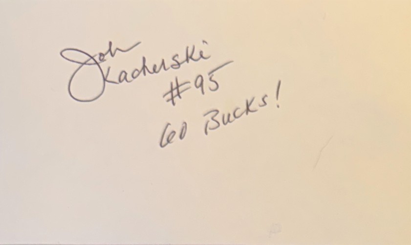 John Kacherski - Denver Broncos