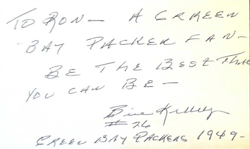 Bill Kelley - Green Bay Packers