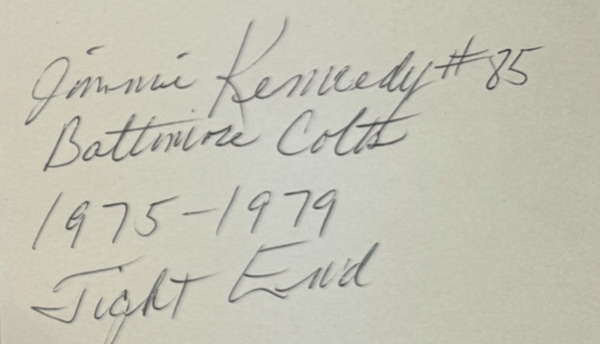 Jimmie Kennedy - Baltimore Colts