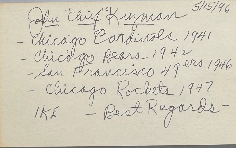 John Kuzman - Chicago Cardinals