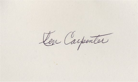 Ken Carpenter - Cleveland Browns