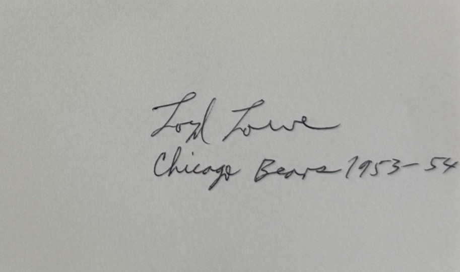 Loyd Lowe - Chicago Bears