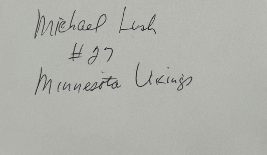 Mike Lush - Minnesota Vikings