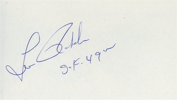 Len Rohde - San Francisco 49ers