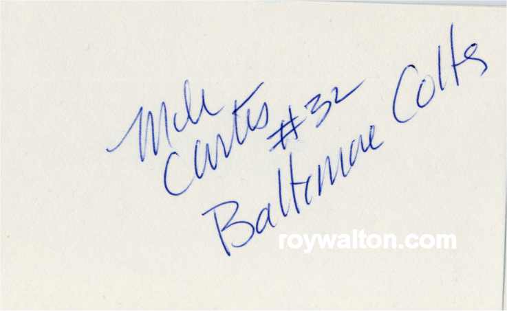 Mike Curtis - Baltimore Colts