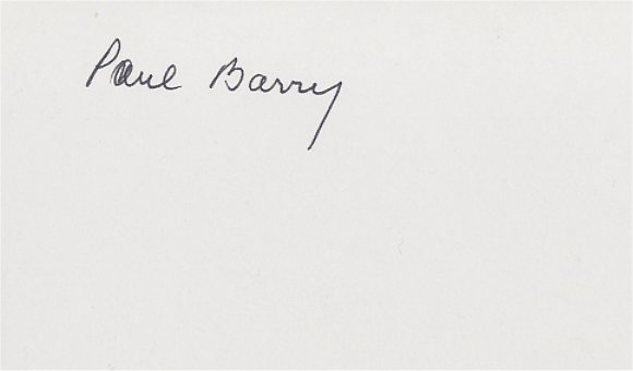 Paul Barry - Los Angeles Rams