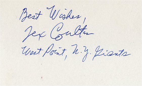 Tex Coulter - New York Giants
