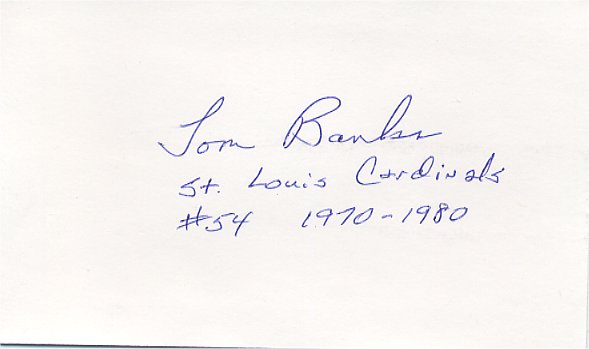 Tom Banks - St Louis Cardinals