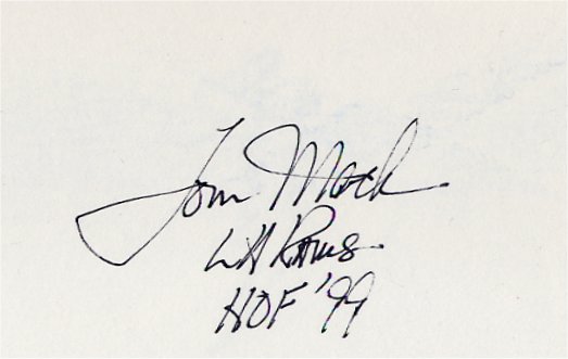 Tom Mack HOF - Los Angeles Rams