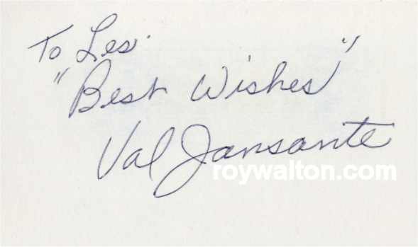 Val Jansante - Pittsburgh Steelers