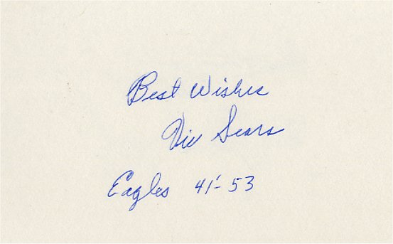 Vic Sears - Philadelphia Eagles