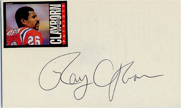 Raymond Clayborn - New England Patriots