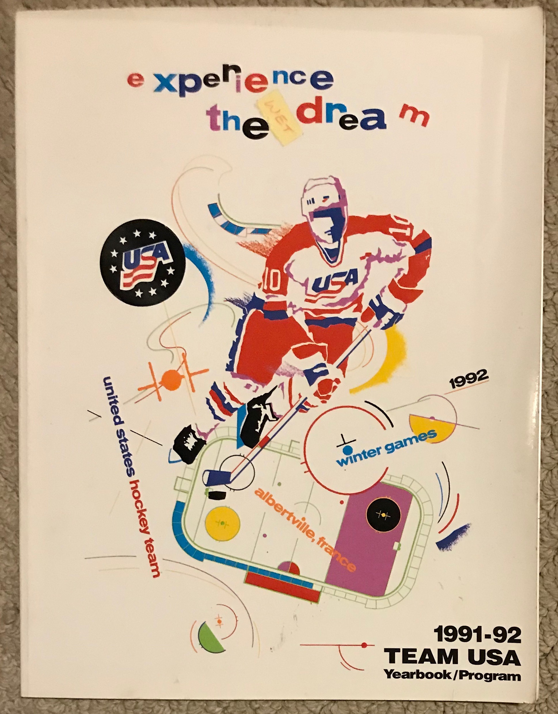USA Olympic Hockey Team - 1991