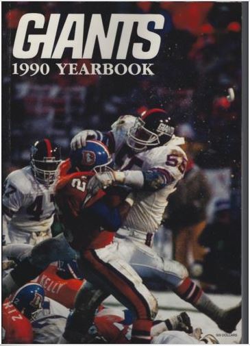 Giants Yearbook - 1990