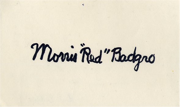 Morris~Red Badgro