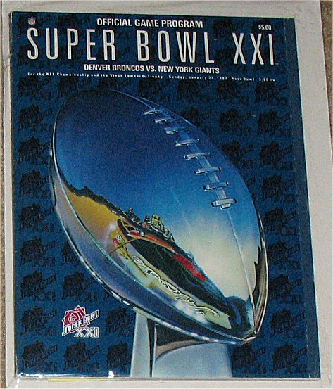 Regular Edition - Super Bowl XXI