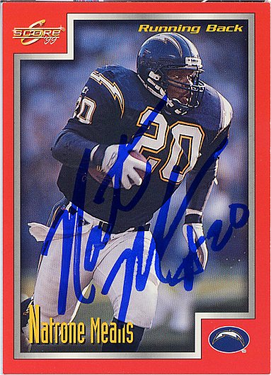 Natrone Means - San Diego Chargers