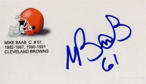 Mike Baab - Cleveland Browns
